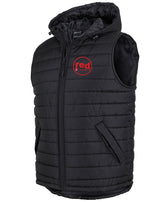 HOODED PUFFER VEST