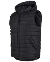 HOODED PUFFER VEST