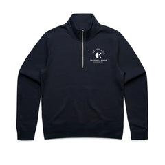 Ladies Stencil Half Zip Crew