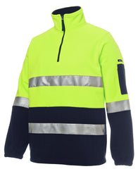 HI VIS (D+N) Half Zip Polar Fleece