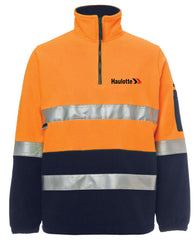 HI VIS (D+N) Half Zip Polar Fleece