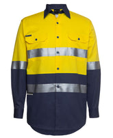 HI VIS (D+N) Long Sleeve Work Shirt