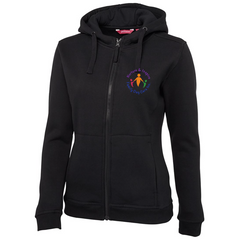 Ladies Zip Fleece Hoodie