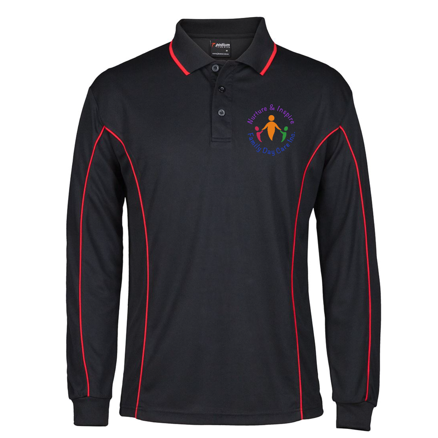 Piping Polo - Long Sleeve