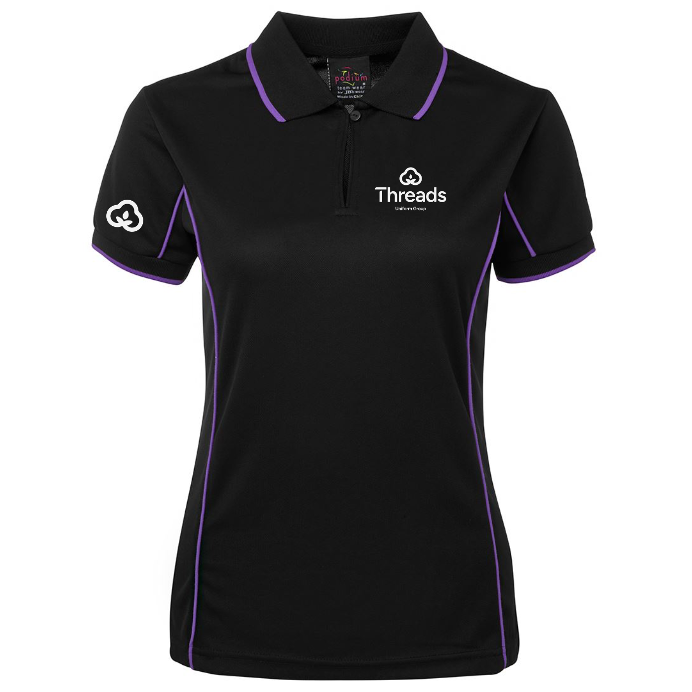 Ladies Fit Piping Polo - TUG