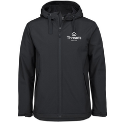 Pdm Water Resistant Hooded Softshell Jacket
