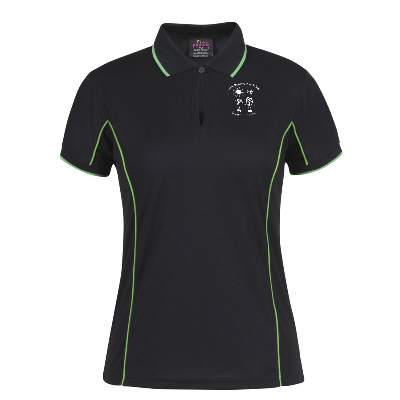 Ladies Fit Piping Polo