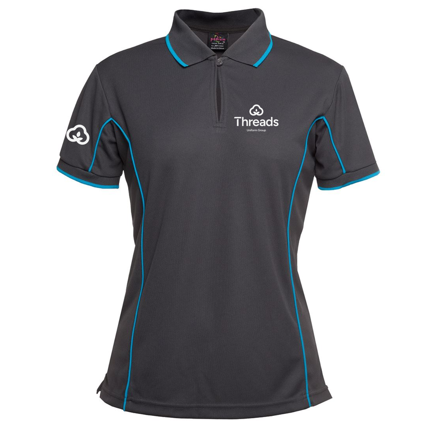 Ladies Fit Piping Polo - TUG