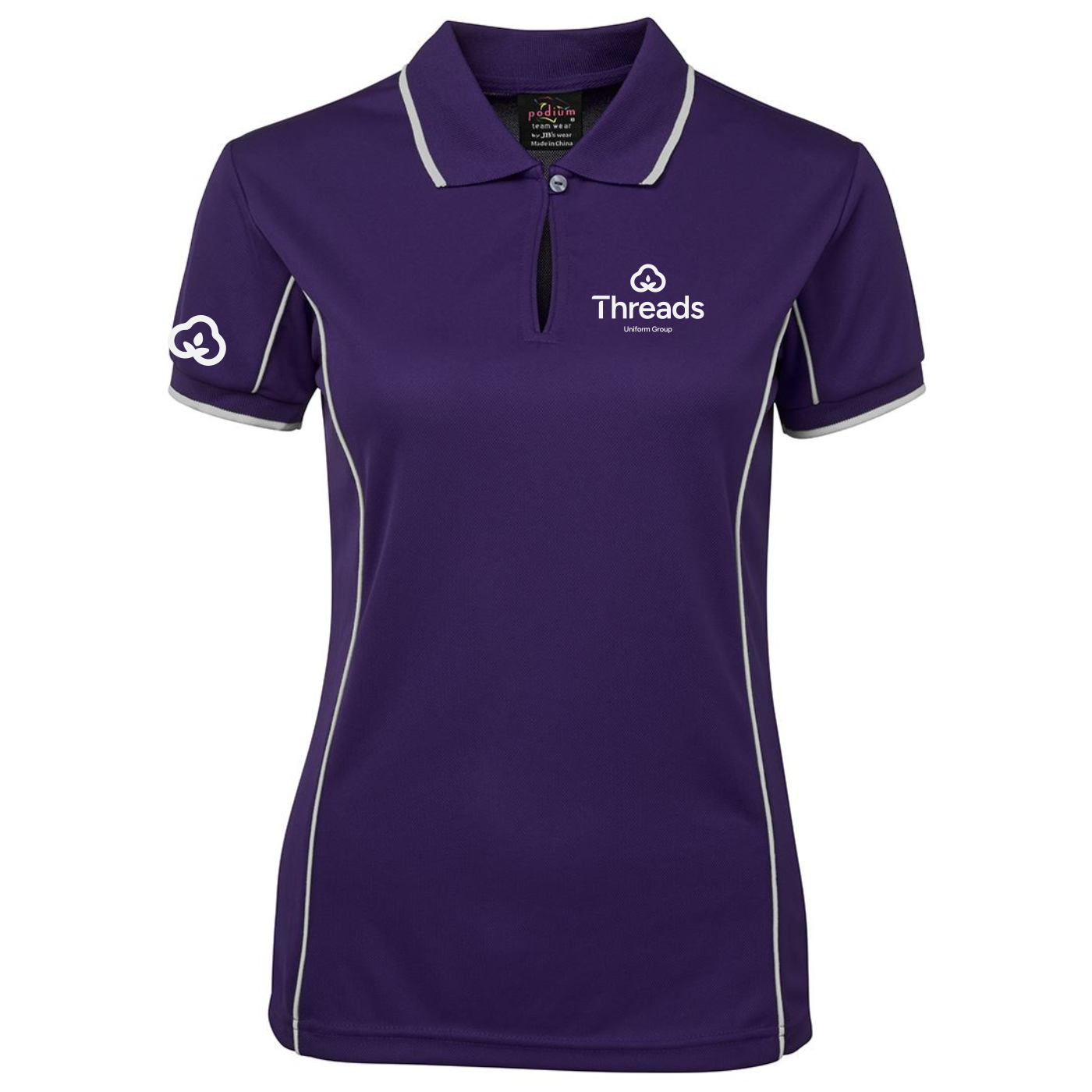 Ladies Fit Piping Polo - TUG