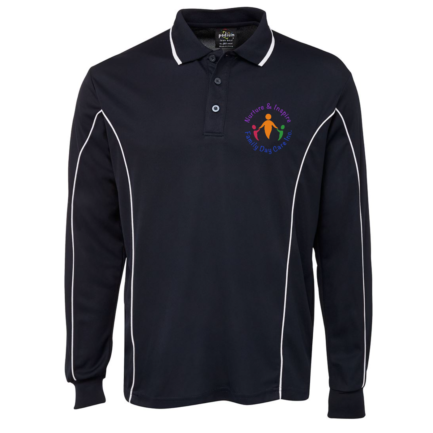 Piping Polo - Long Sleeve