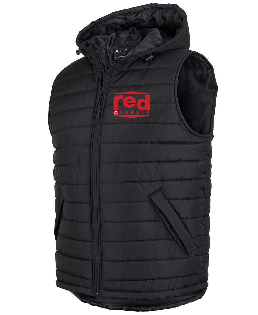 HOODED PUFFER VEST