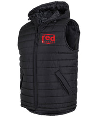 HOODED PUFFER VEST