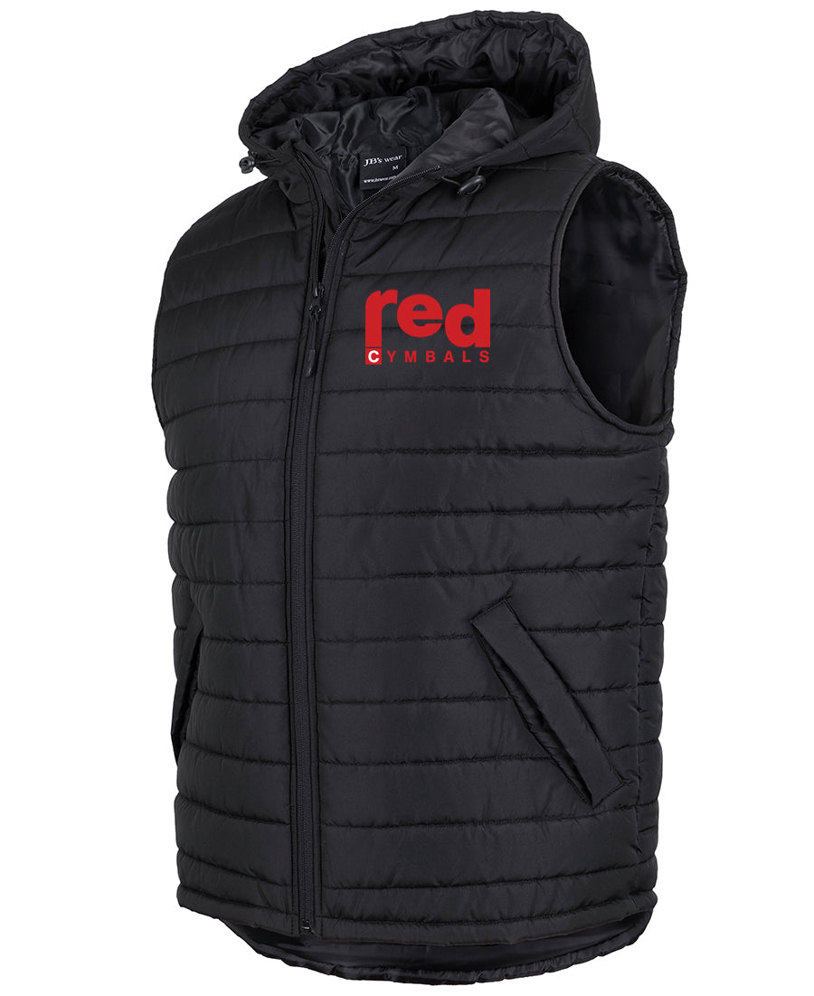 HOODED PUFFER VEST