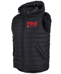 HOODED PUFFER VEST