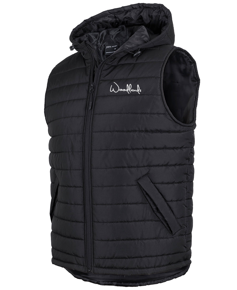 HOODED PUFFER VEST