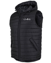 HOODED PUFFER VEST