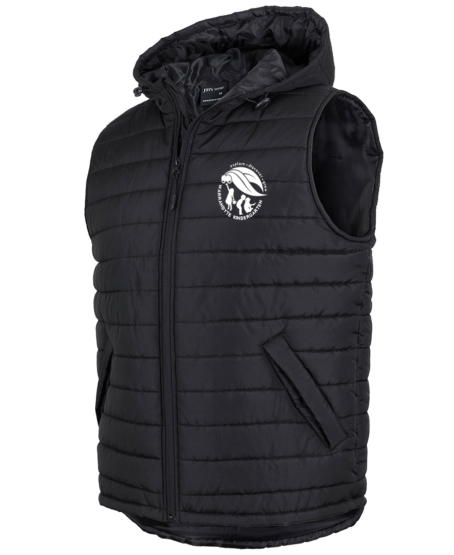 HOODED PUFFER VEST - STAFF