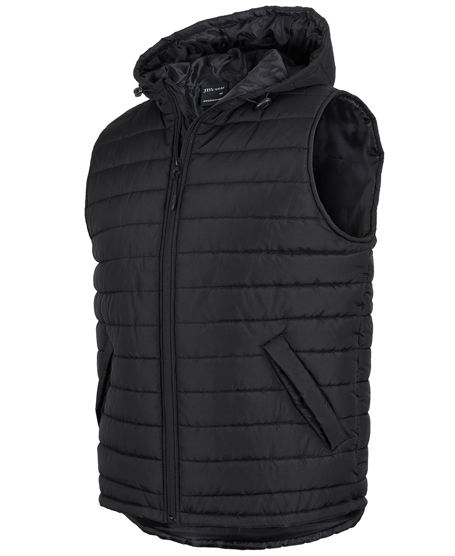 HOODED PUFFER VEST