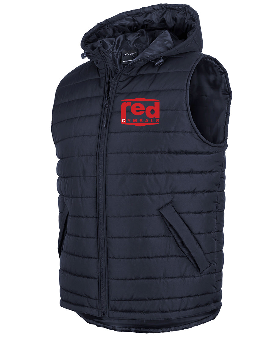 HOODED PUFFER VEST