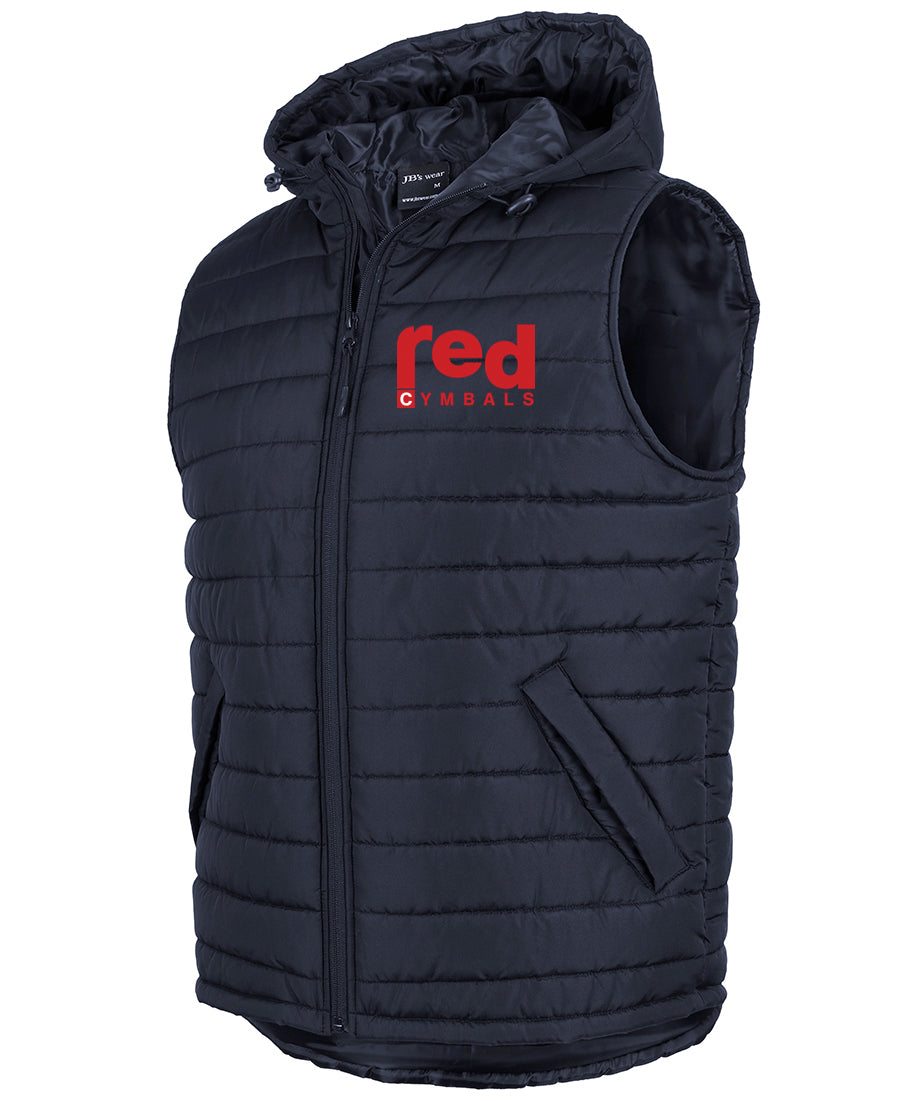 HOODED PUFFER VEST