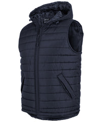 HOODED PUFFER VEST