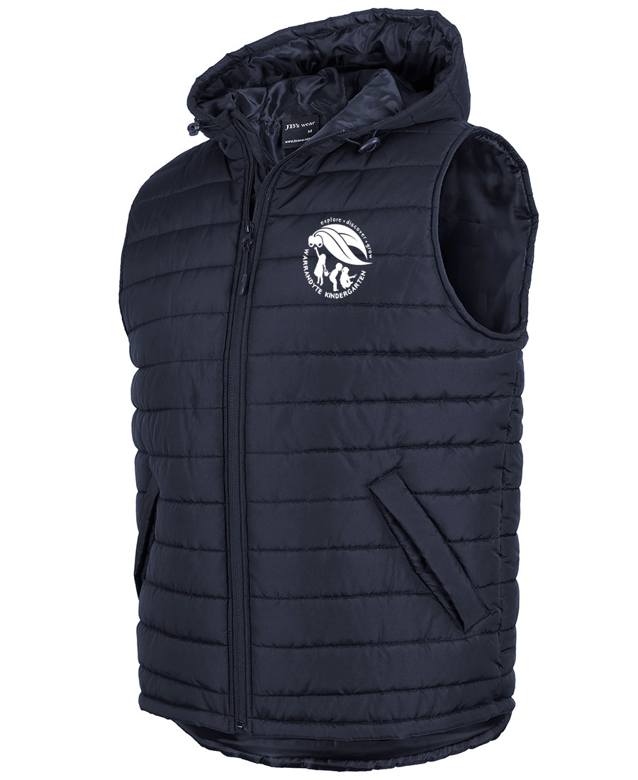 HOODED PUFFER VEST - STAFF