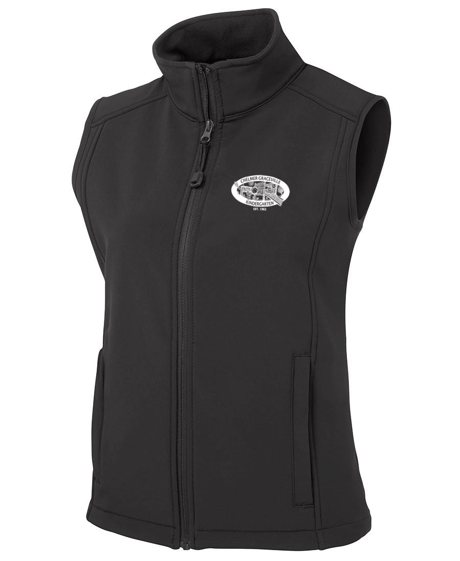 LADIES SOFT SHELL VEST - STAFF