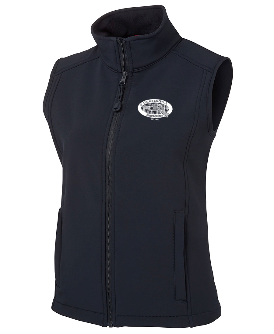LADIES SOFT SHELL VEST - STAFF