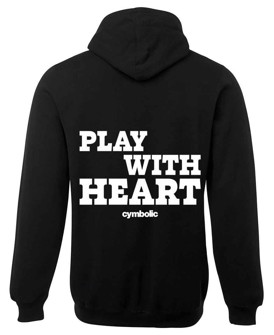 FLEECY HOODIE W/ BACK PRINT