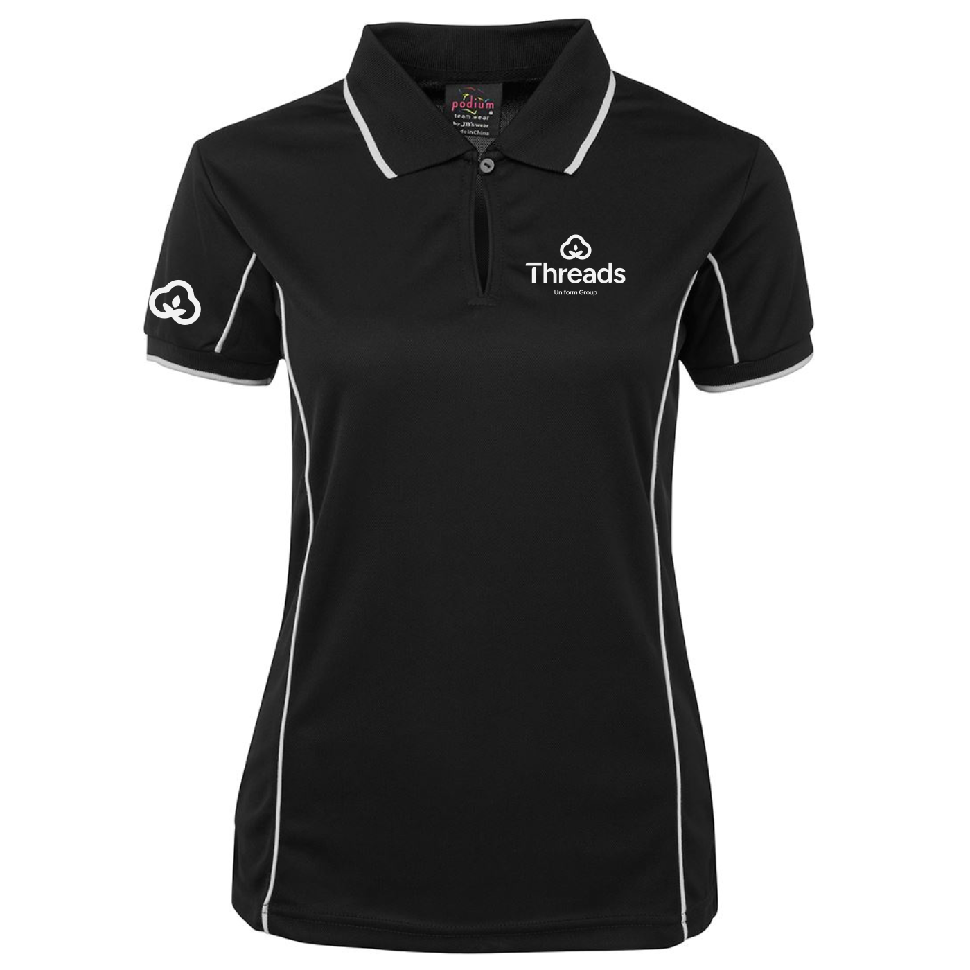 Ladies Fit Piping Polo - TUG