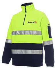 HI VIS (D+N) Half Zip Polar Fleece