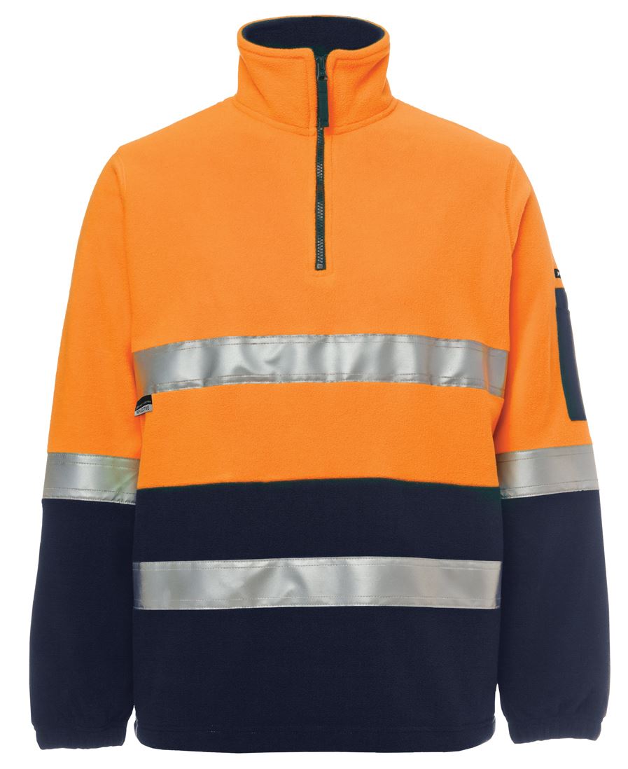 HI VIS (D+N) Half Zip Polar Fleece