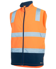 HI VIS (D+N) Three Layer Softshell Vest