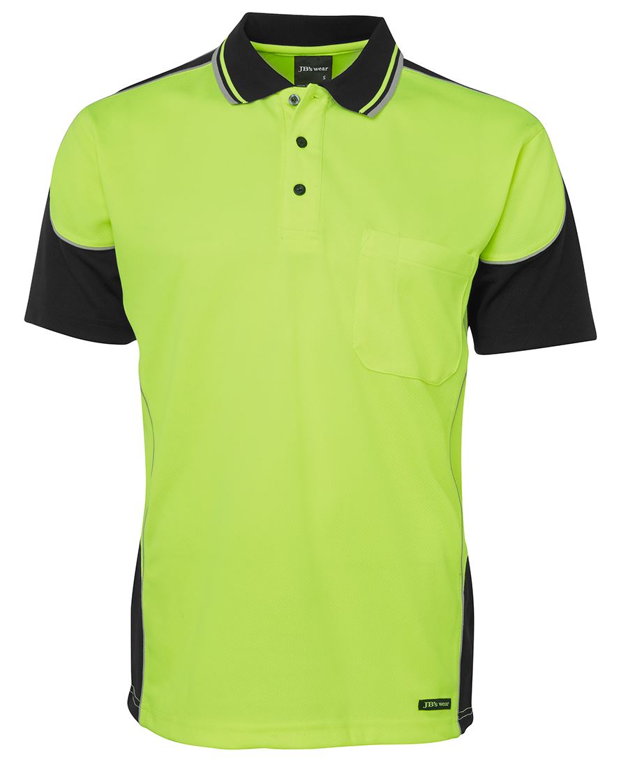 HI VIS Contrast Piping Polo