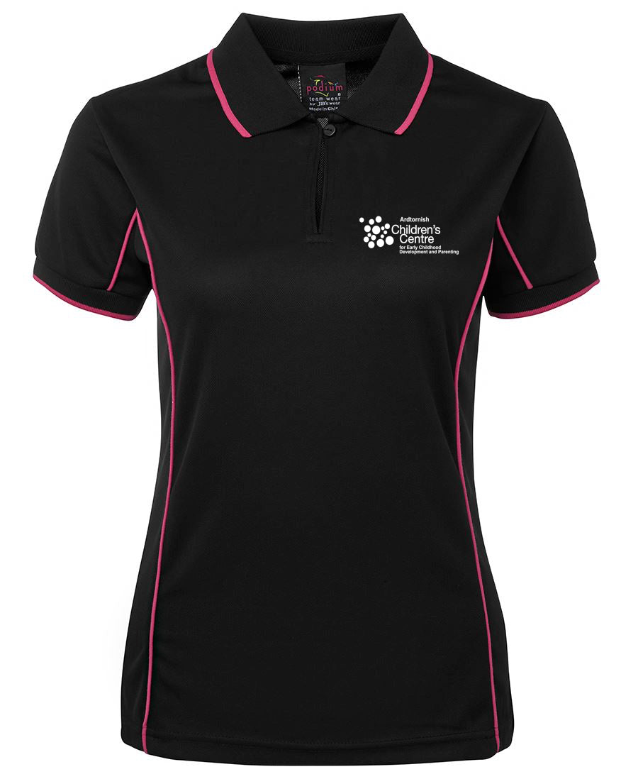 Ladies Fit Piping Polo