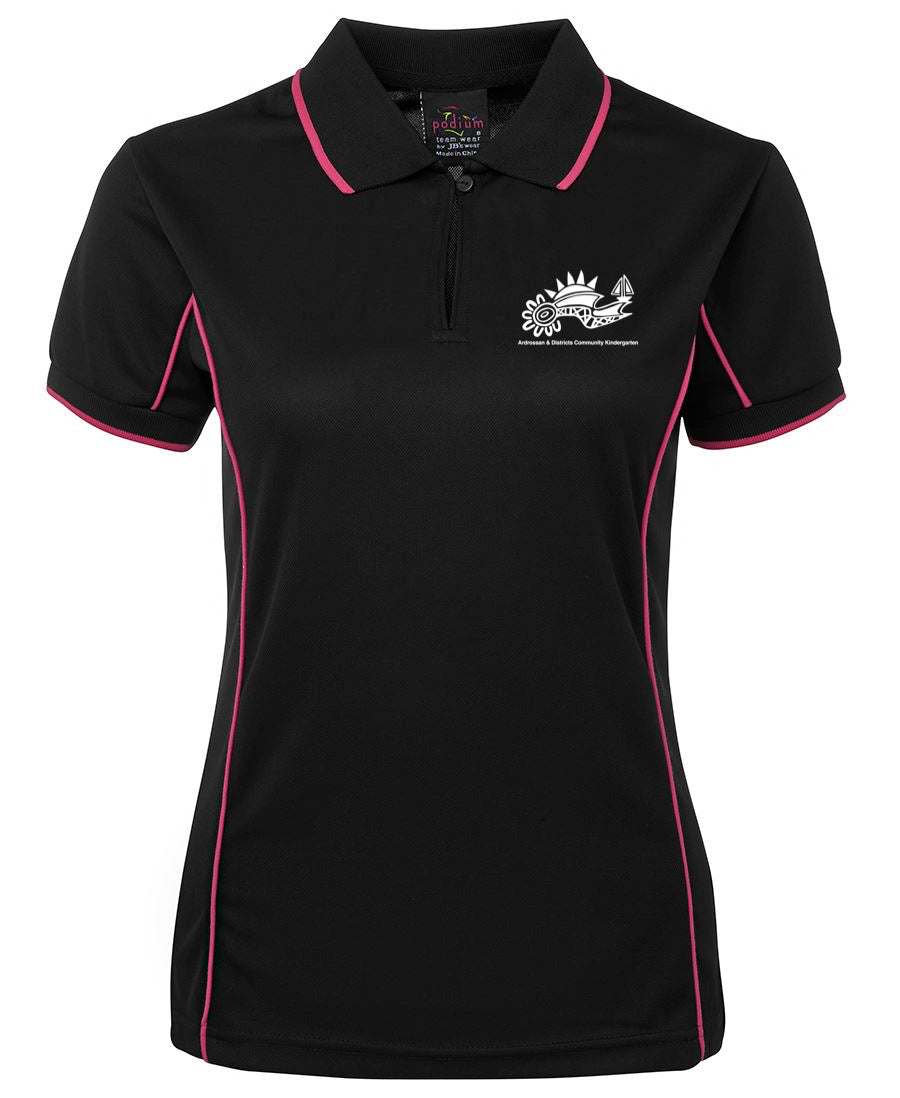 Ladies Fit Piping Polo