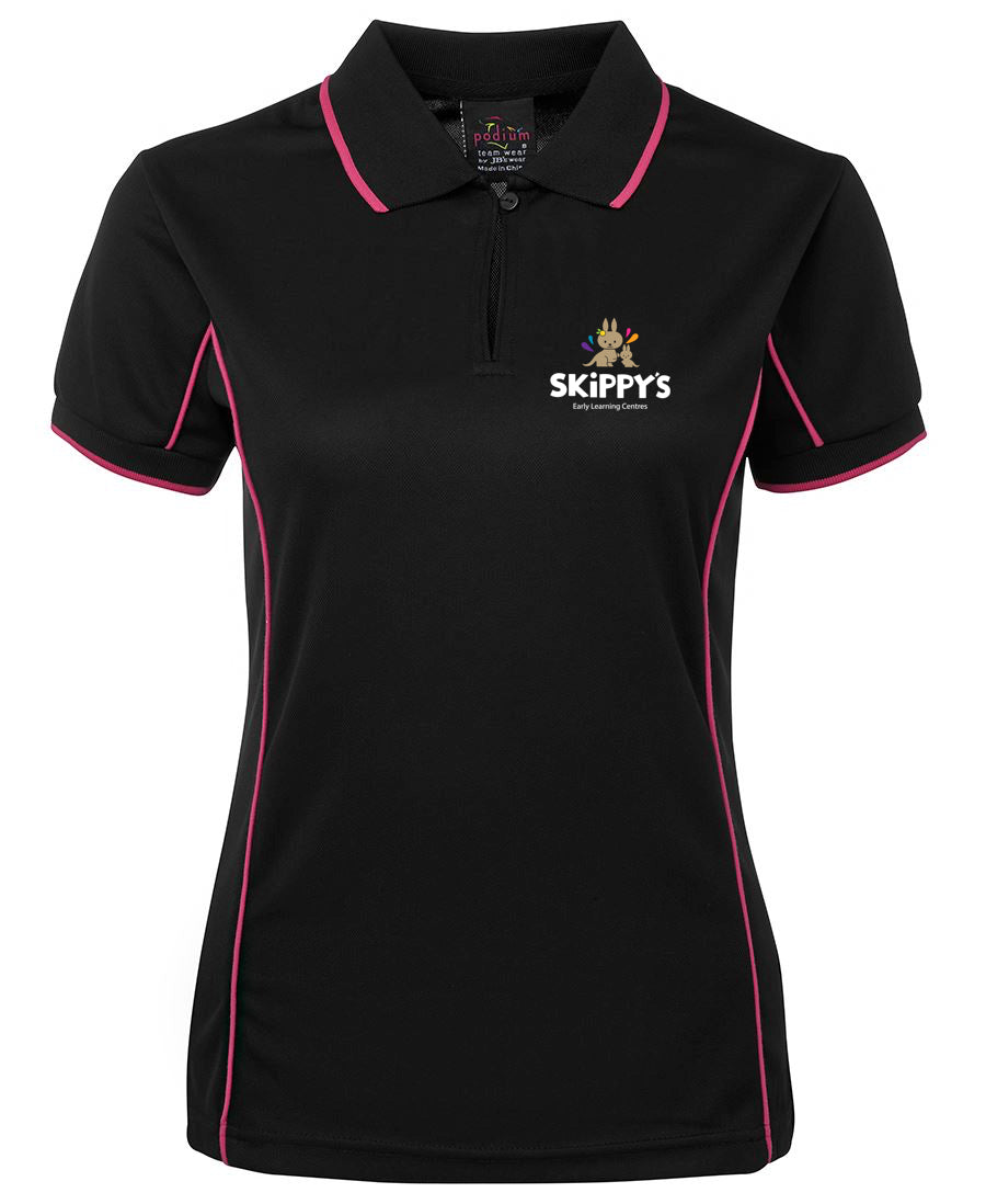 Ladies Fit Piping Polo