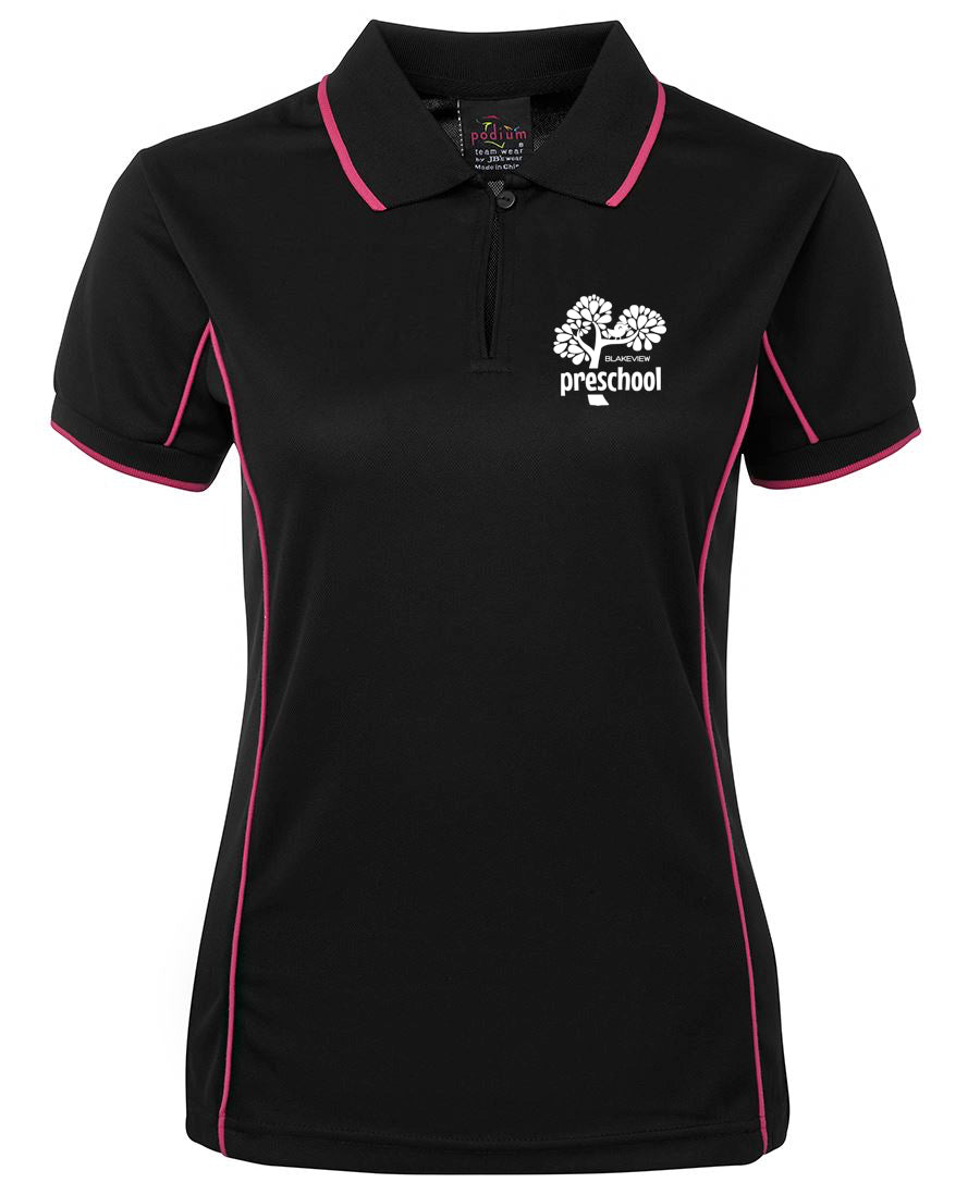 Ladies Fit Piping Polo