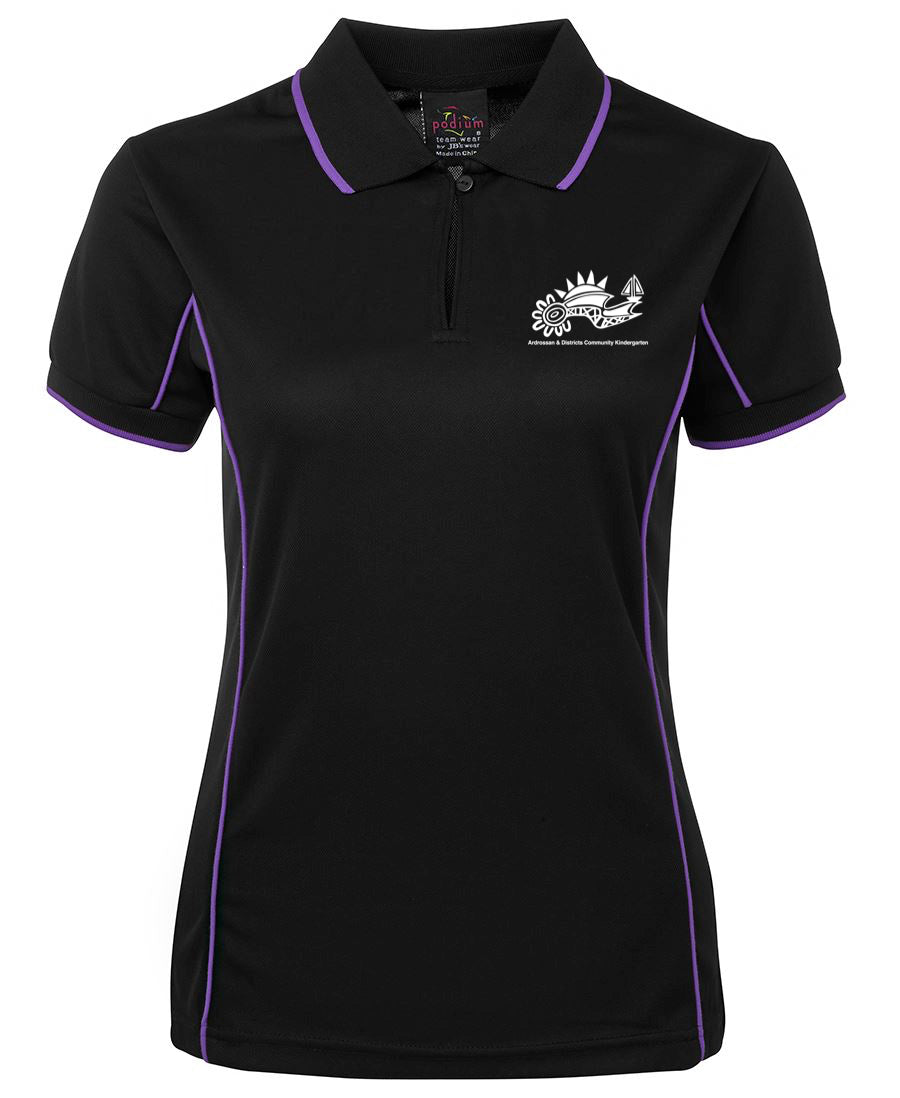 Ladies Fit Piping Polo
