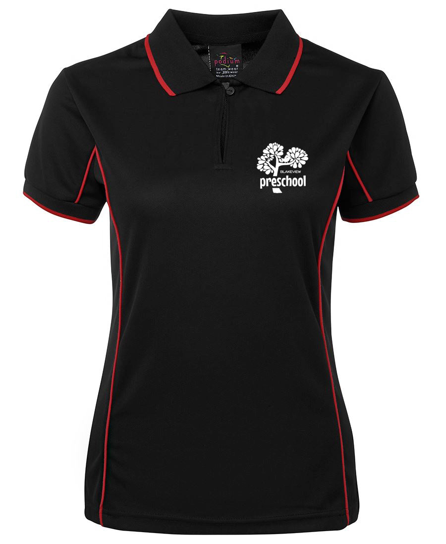 Ladies Fit Piping Polo
