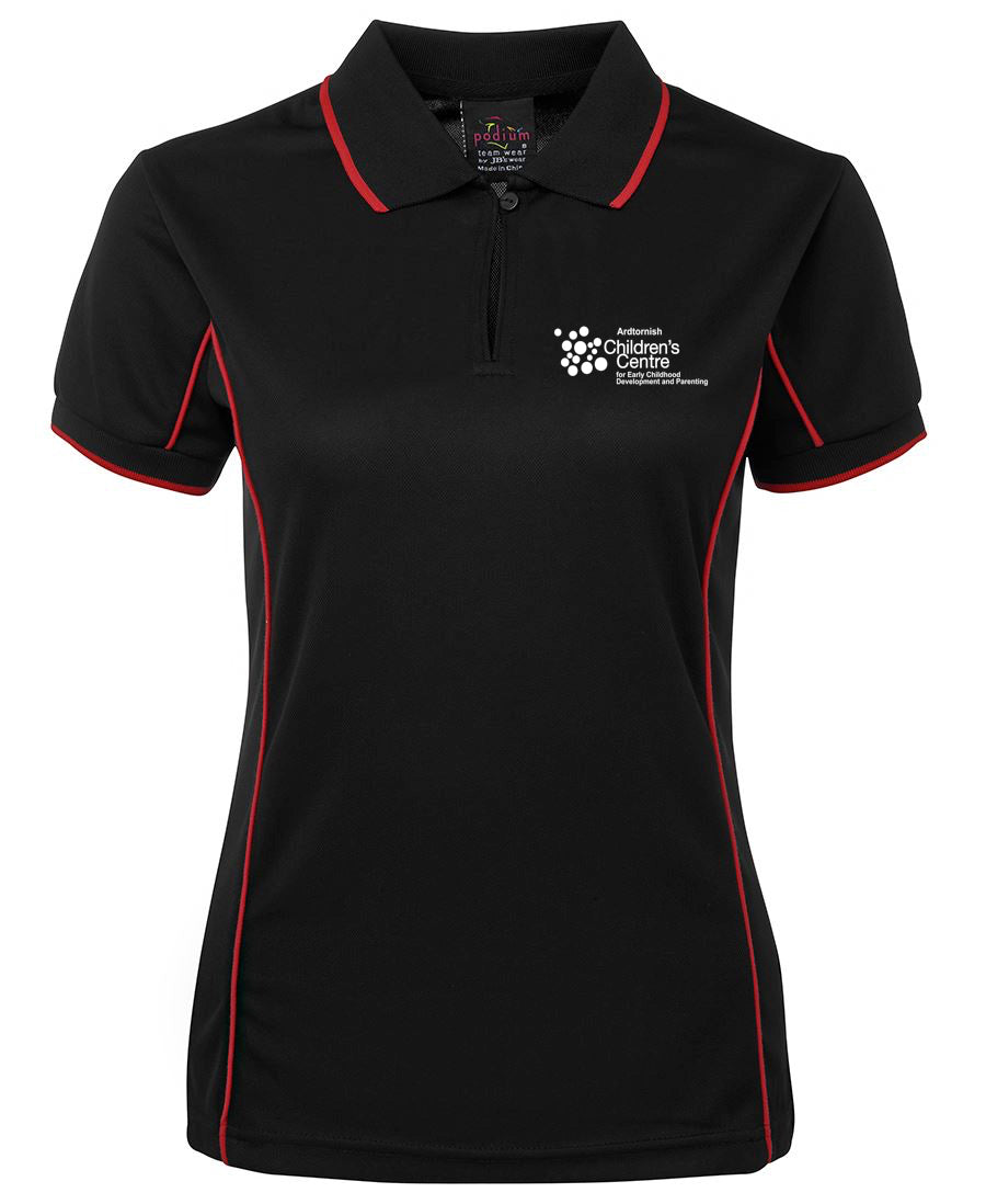 Ladies Fit Piping Polo