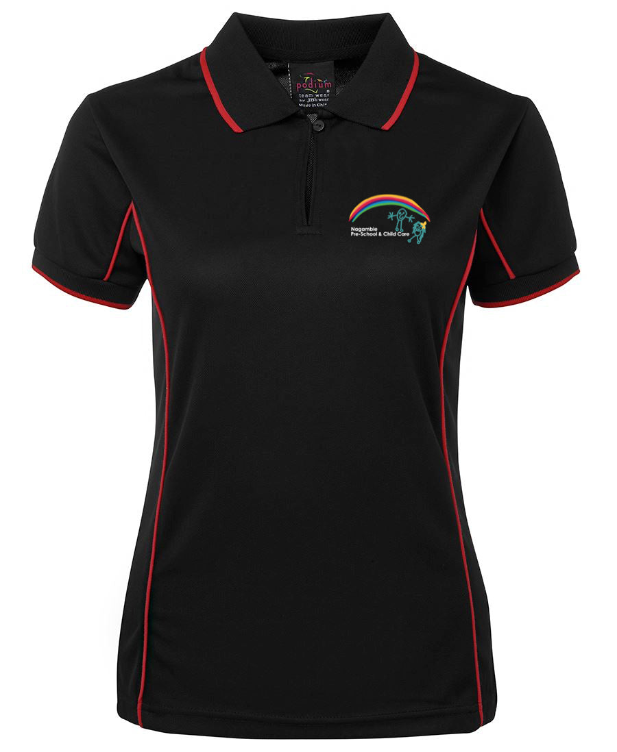 Ladies Fit Piping Polo