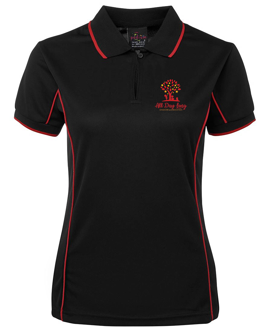Ladies Fit Piping Polo