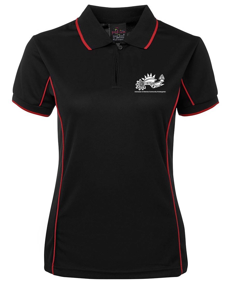 Ladies Fit Piping Polo