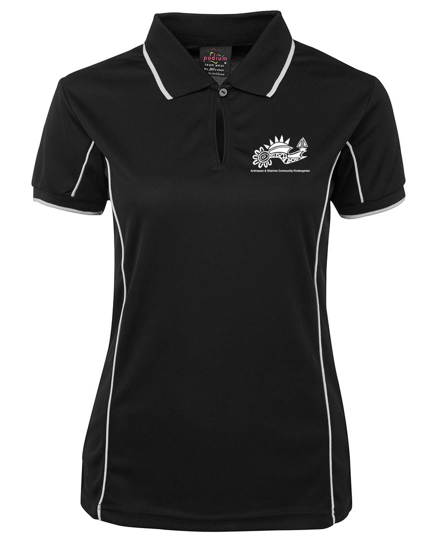 Ladies Fit Piping Polo