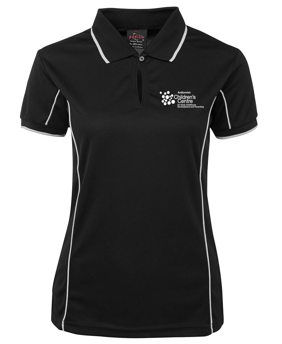 Ladies Fit Piping Polo