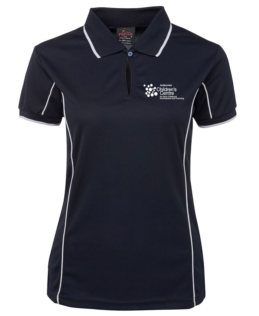 Ladies Fit Piping Polo