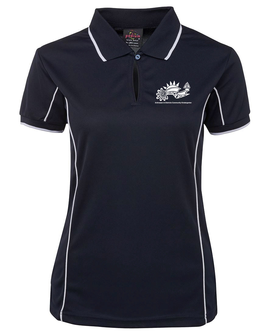 Ladies Fit Piping Polo