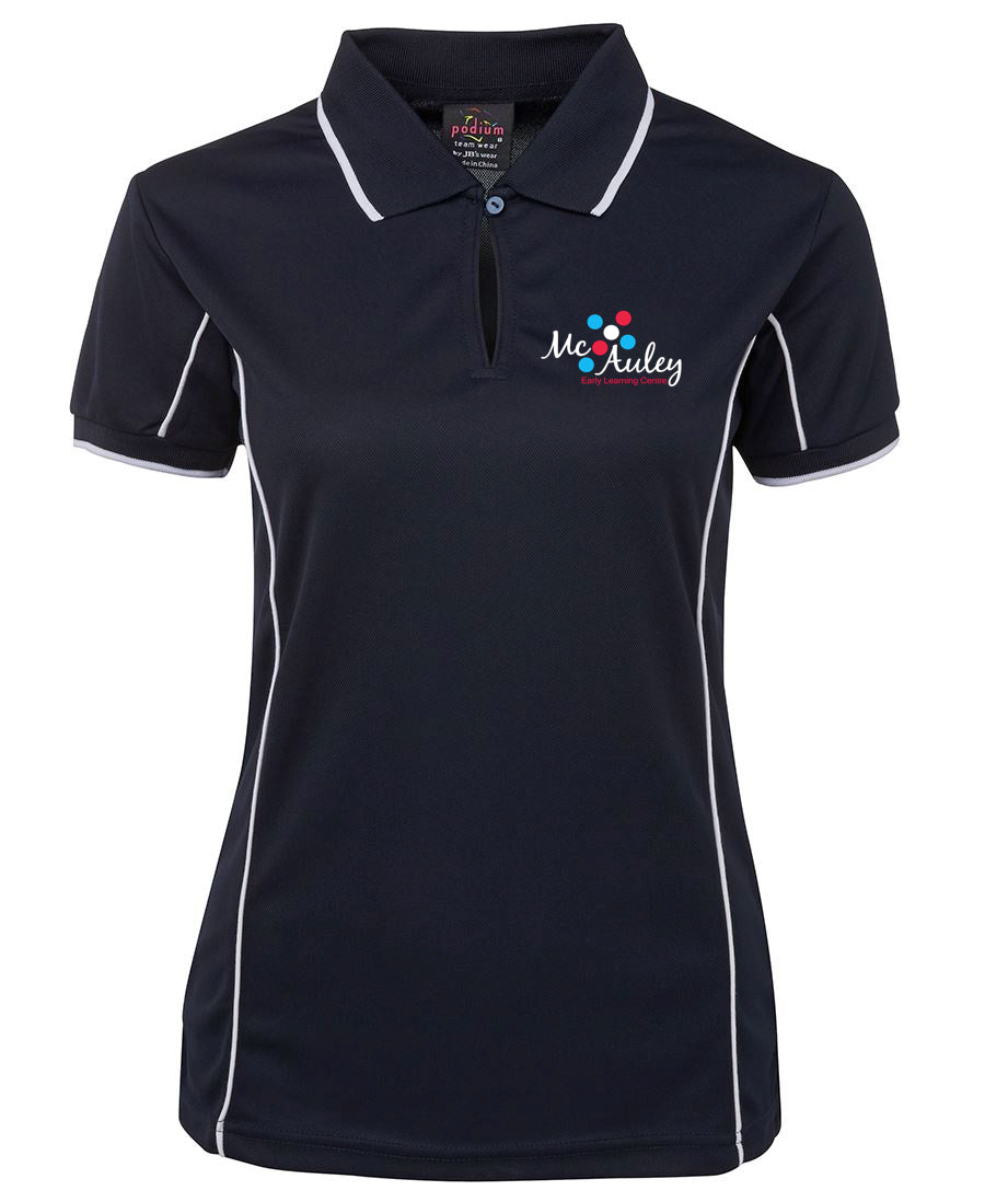 Ladies Fit Piping Polo
