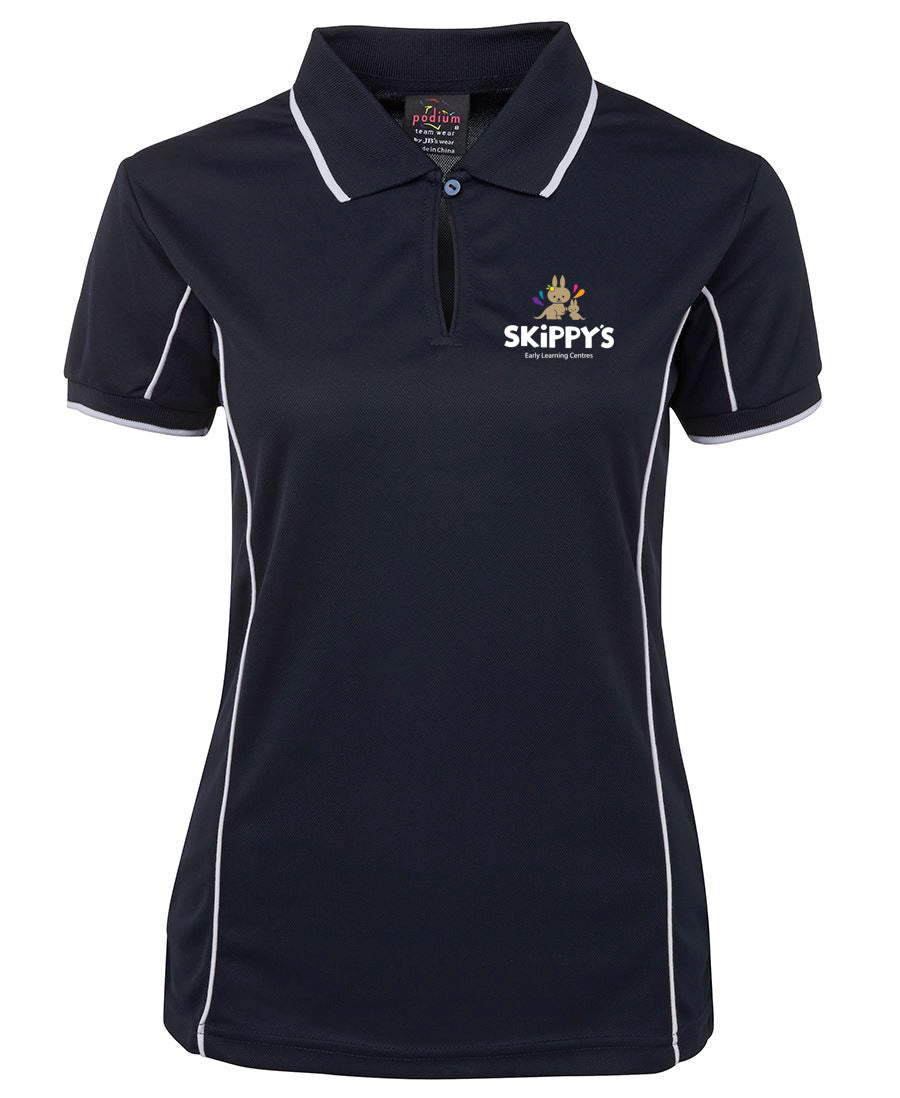 Ladies Fit Piping Polo